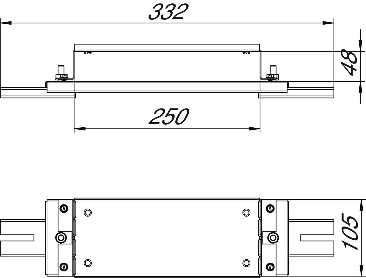 BETTERMANN Befestigungsbügel UF-K ST IBVE 25048 250x48mm Bügel m.Potausgl