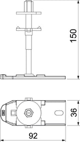 BETTERMANN Stellbügel IBNEV 150