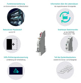 SIEMENS Fehlerschalter 24V 0,5TE 5ST3062-0MC FI/LS+Leitungsschutzschalt