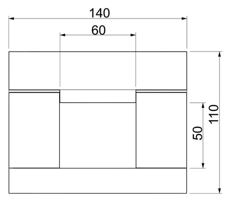 BETTERMANN Brandschutzkanal I90 E30 BSKD09-K0506 unbeh 140x110mm L1000mm