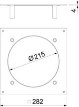 BETTERMANN Montagedeckel ST rechteck 4mm DUG 250-3 R4SL trocken 282x282mm