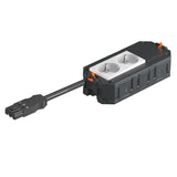 BETTERMANN Gerätebecher bestückt 2-fach UTC3 W W2 175mm SystemSteckverb Ltg.hfr