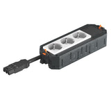 BETTERMANN Gerätebecher bestückt 3-fach UTC4 W W3 218mm SystemSteckverb 2,5mm