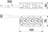 BETTERMANN Gerätebecher bestückt 1f/2f UTC3 G W2OR1 175mm 2,5mm