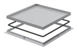 BETTERMANN Kassettenrahmen VA quadrat RK V3 25 25mm 23mm Unterflurdosenaufbau