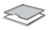 BETTERMANN Kassettenrahmen VA quadrat RKS V3 15 350mm 15mm 13mm trocken