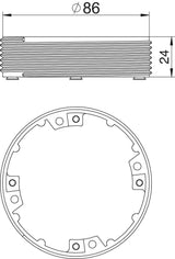 BETTERMANN Höhenerweiterung Zubehör AR80 24