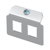 BETTERMANN Vollplatte Mod-Jack 2f alu MTM 2LE Schraubbef