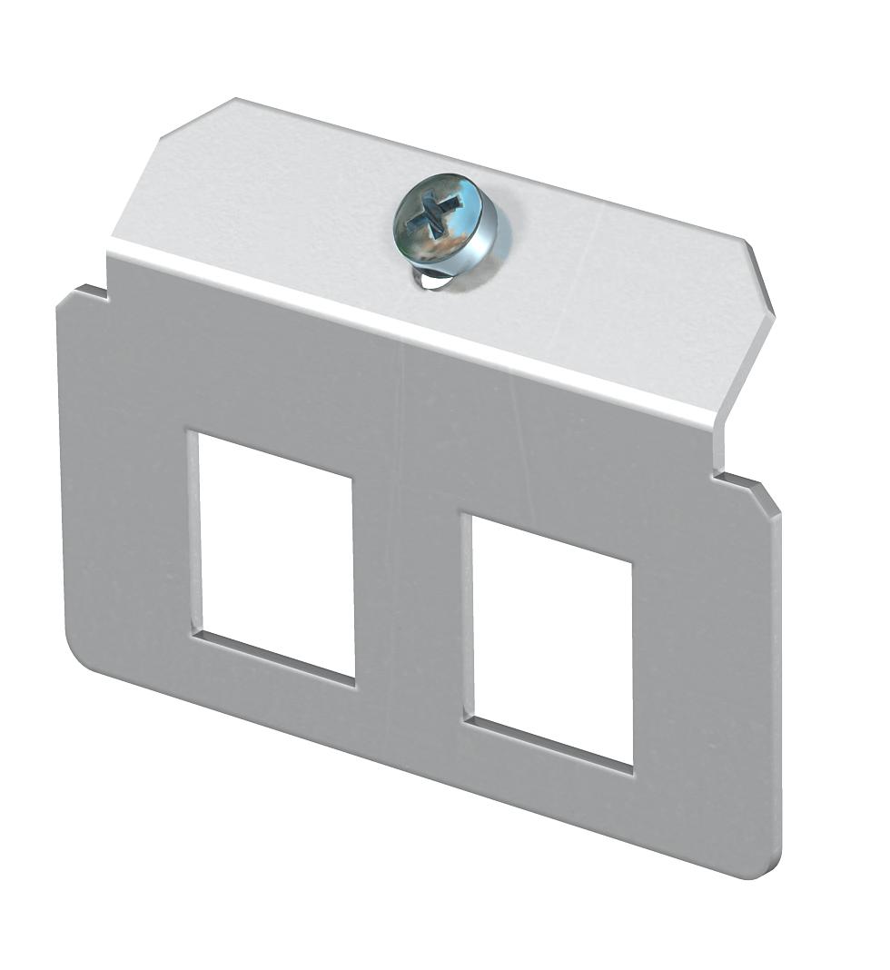 BETTERMANN Vollplatte Mod-Jack 2f alu MTM 2H Schraubbef