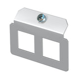 BETTERMANN Vollplatte Mod-Jack 2f alu MTM 2P Schraubbef