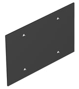 BETTERMANN Blindplatte PVC 142mm sw T12L P02S 9011 Blindplatte