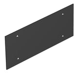 BETTERMANN Blindplatte PVC 213mm sw T12L P03S 9011 Blindplatte