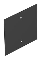 BETTERMANN Blindplatte PVC 94,5mm sw T12L P05S 9011 Blindplatte