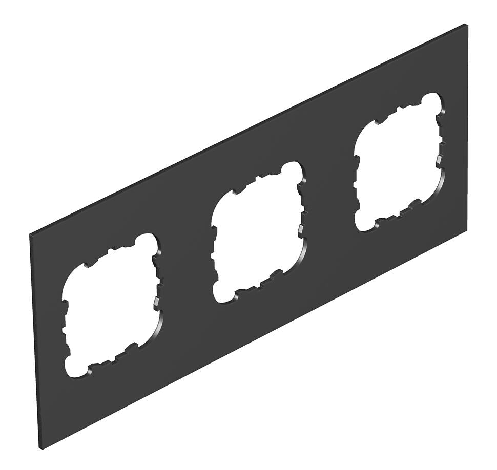 BETTERMANN Abdeckplatte PVC 213mm sw T12L P3S 9011