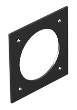 BETTERMANN Abdeckplatte PA 85,5mm sw T8NL PCEE 9011 CEE 60x60mm