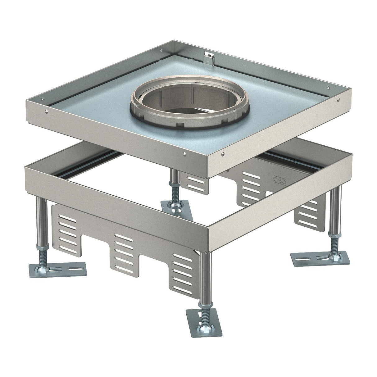 BETTERMANN Kassette nivellierbar VA rnd RKFN3 9 V SL1 16 305mm 105-150mm 105mm