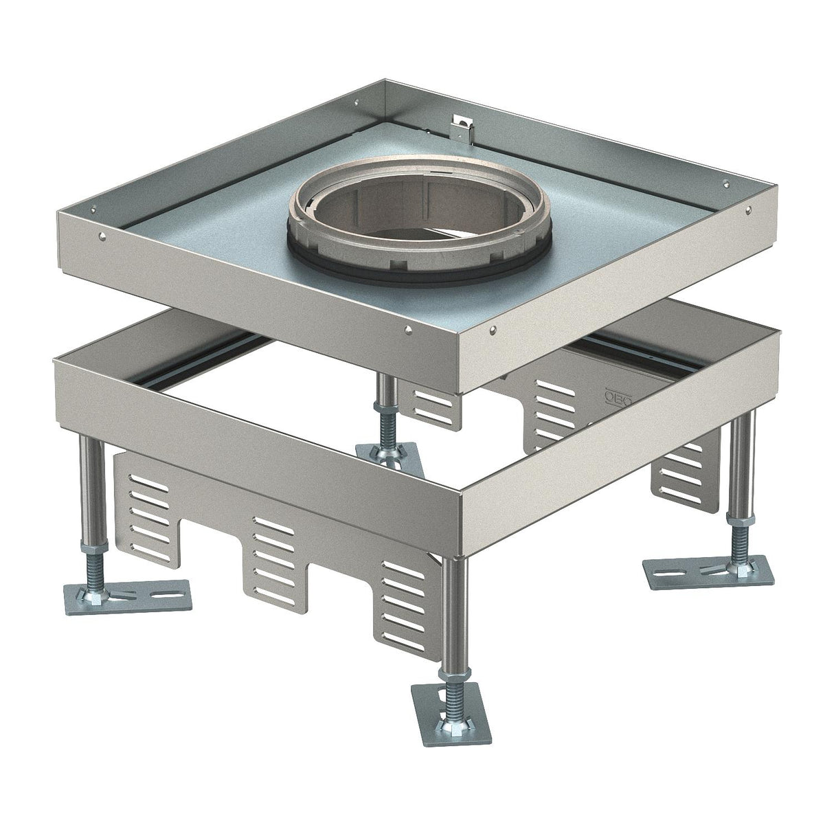 BETTERMANN Kassette nivellierbar VA rnd RKFN3 9 V SL1 21 305mm 110-155mm 110mm