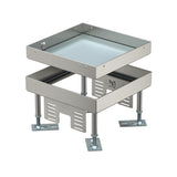BETTERMANN Kassette nivellierbar VA nass RKN3 4 VS 25 quadrat 201mm 110-155mm