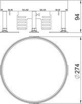 BETTERMANN Kassette VA rnd 275mm RKRN2UZD3R7VS25
