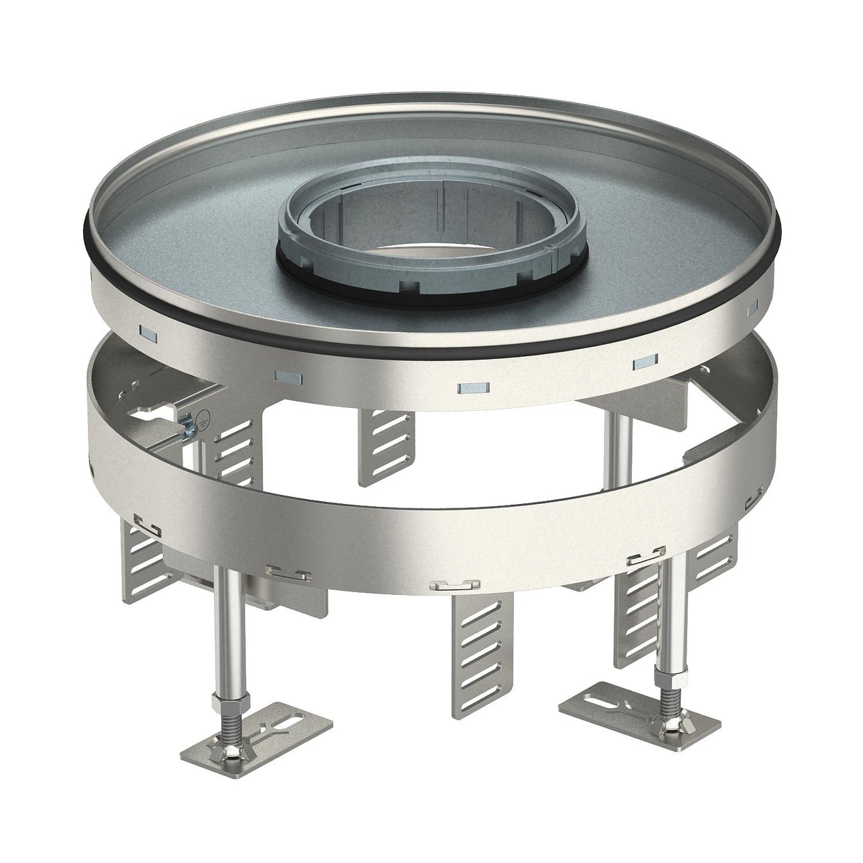 BETTERMANN Kassette nivellierbar VA rnd RKFR2 7 V25 275mm 110-155mm