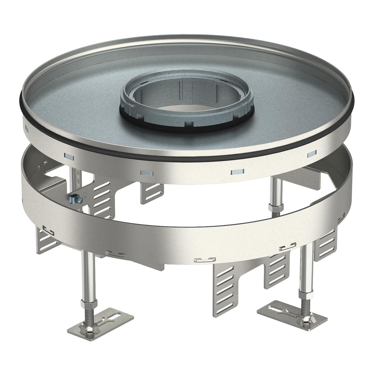 BETTERMANN Kassette nivellierbar VA rnd RKFR2 9 V25 305mm 110-155mm