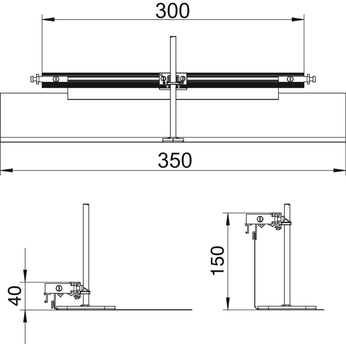 BETTERMANN Endstück UF-K 40x300mm OKA-G30040150ES