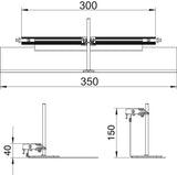 BETTERMANN Endstück UF-K 40x300mm OKA-G30040150ES