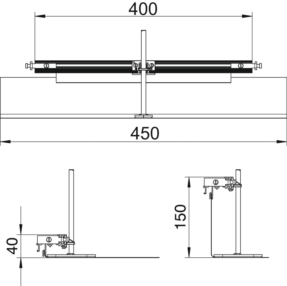 BETTERMANN Endstück UF-K 40x400mm OKA-G40040150ES