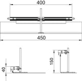 BETTERMANN Endstück UF-K 40x400mm OKA-G40040150ES