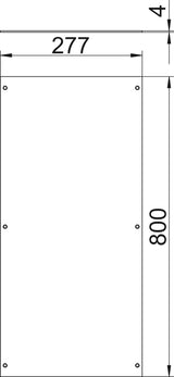 BETTERMANN Deckel UF-K ST 300x800mm OKA D 300 R Deckel.rast