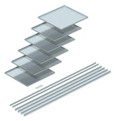 BETTERMANN Kassette VA quadrat 15mm OKA RK 200 15