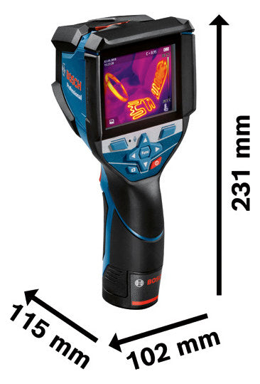 BOSCH-EW Wärmebildkamera 256x192px Professional GTC 600 C 12 V Wi-Fi-kompat