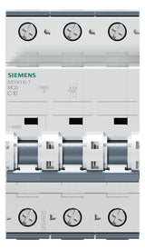 SIEMENS Leitungsschutzschalter UC C 10A 5SY4310-7 3p 400V 3TE 50Hz IP20