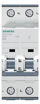 SIEMENS Leitungsschutzschalter UC B 16A 5SY4216-6 1+N 400V 2TE 50Hz IP20