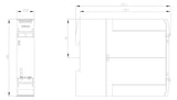 SIEMENS NOT-AUS Schaltgerät 110-240V 3SK1111-1AW20 110-240V/DC Grundgerät