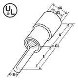 HAUPA Stiftkabelschuh 4-6qmm ge 260374