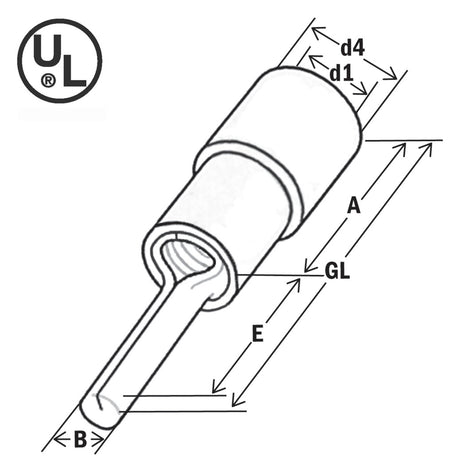 HAUPA Stiftkabelschuh 4-6qmm ge 260374