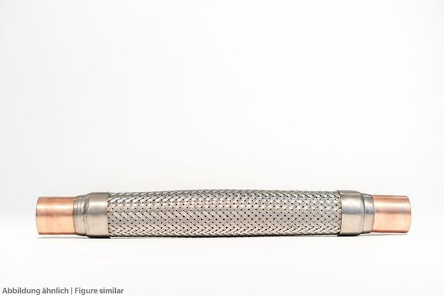 Schwingungsdämpfer 35CU375, 35mm löt ODFEdelstahl mit Kupferanschl.,L ges.=375mm