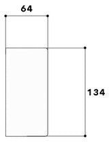 GGK Endstück GEB-K 130x60mm Kst li/re sw BR 60x130/80-ES/3 RAL905 unbeh