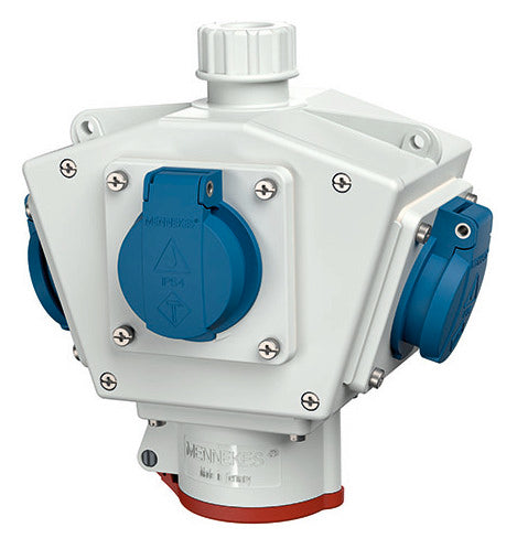 MENNEKES Energiewürfel Kst gr IP44 DELTA-BOX 92658 1x16A5p400V 3Steckd