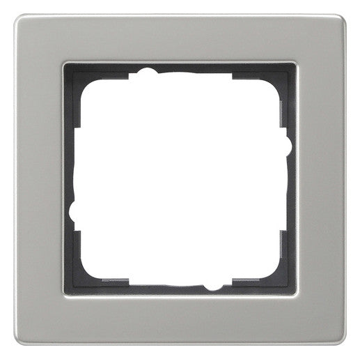 GIRA Rahmen 1f edst Metall E2 021133