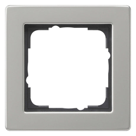 GIRA Rahmen 1f edst Metall E2 021133