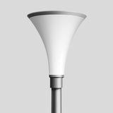 BEGA LED-Aufsatzleuchte 25,8W 76mm 3000K 77122AK3 2635lm si Konv Alu Kst_opal