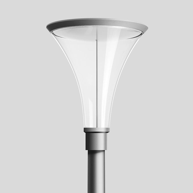 BEGA LED-Aufsatzleuchte 18W 76mm 4000K 77124AK4 1590lm si Konv Alu Kst_tr IP65
