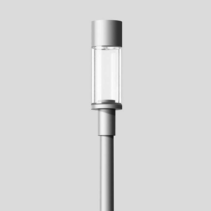 BEGA LED-Aufsatzleuchte 33W 76mm 3000K 77176AK3 3636lm si Konv Alu Kst_tr IP65