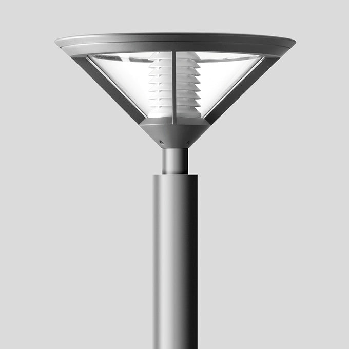 BEGA LED-Aufsatzleuchte 26,6W 76mm 4000K 77181AK4 2127lm si Konv Alu Kst_tr IP54