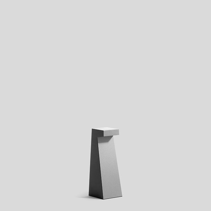 BEGA LED-Pollerleuchte 4,9W IP65 3000K 77277AK3 236lm si Alu Gl_strukt