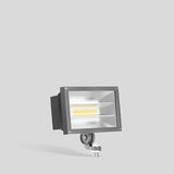 BEGA LED-Anbaustrahler 30,4W Konv DALI 77485AK3 1LED si 3000K ws 3404lm si mt