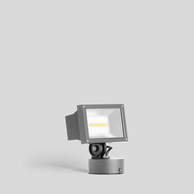 BEGA LED-Anbaustrahler 20,5W Konv DALI 77538AK3 1LED si 3000K ws 2170lm si mt