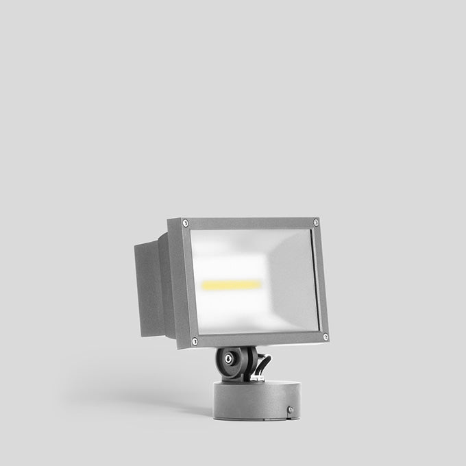BEGA LED-Anbaustrahler 30,4W Konv DALI 77539AK3 1LED si 3000K ws 3504lm si mt